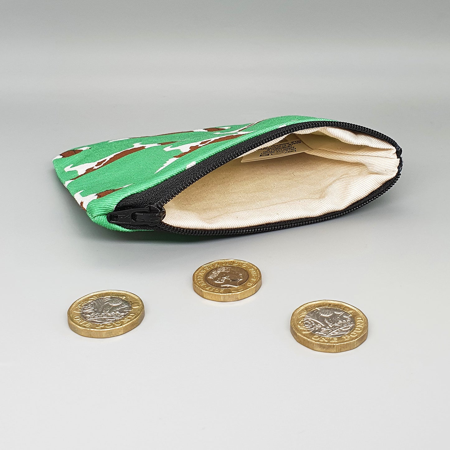 Springer Spaniel Purse with natural colour lining