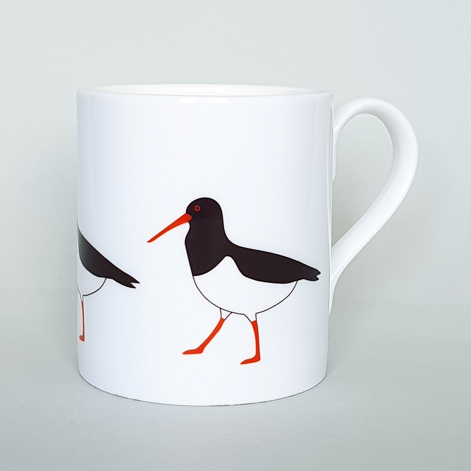 Oystercatcher bone china mug