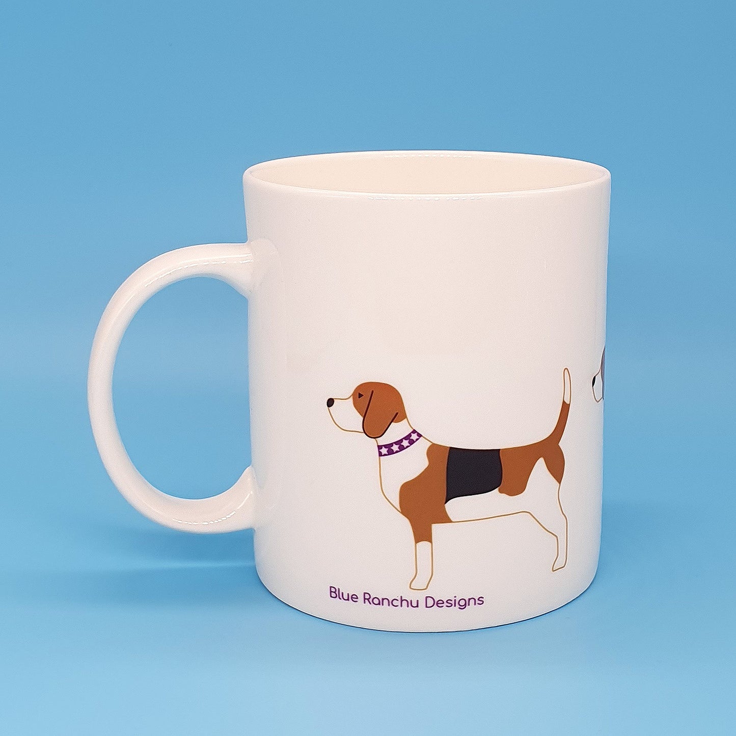 Beagle Large Bone China Mug