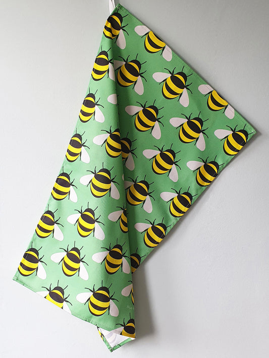 Bee tea towel