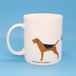 Border Terrier Large Bone China Mug