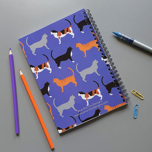 Cats A5 Wirebound notebook