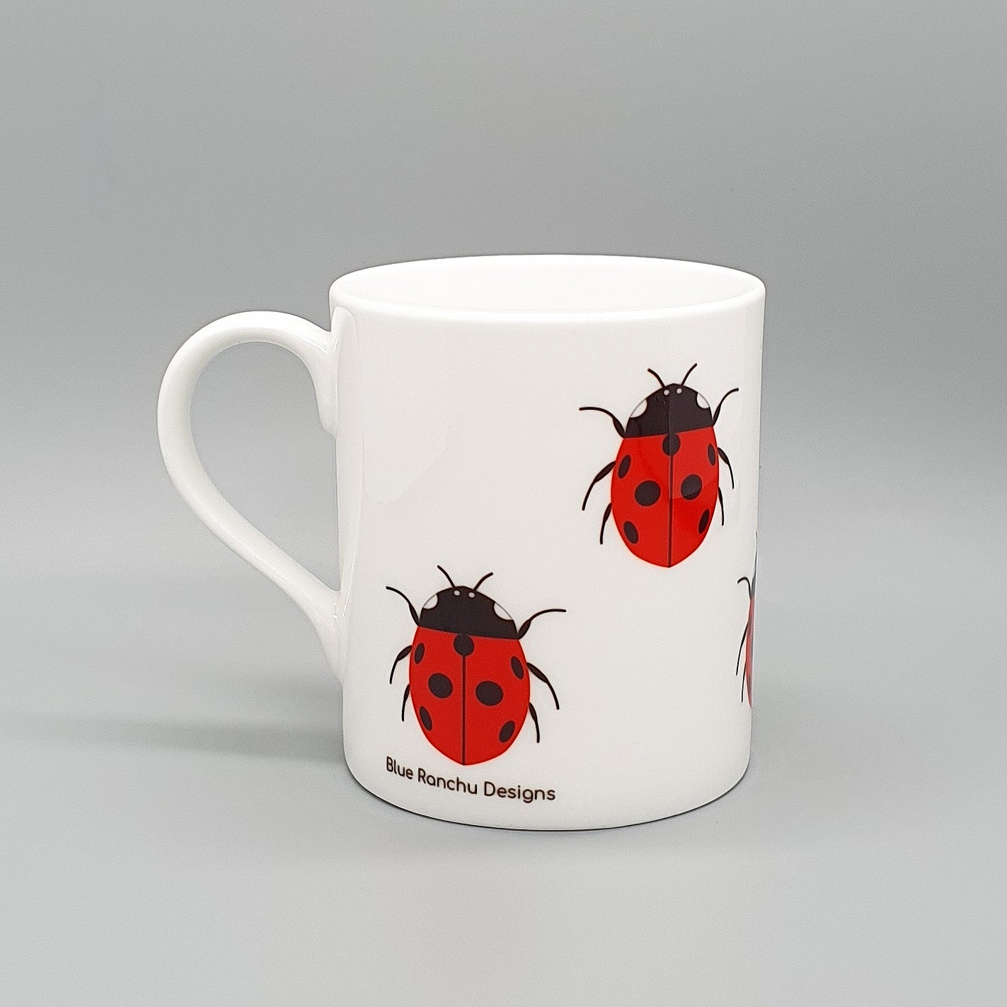 Ladybird bone china mug