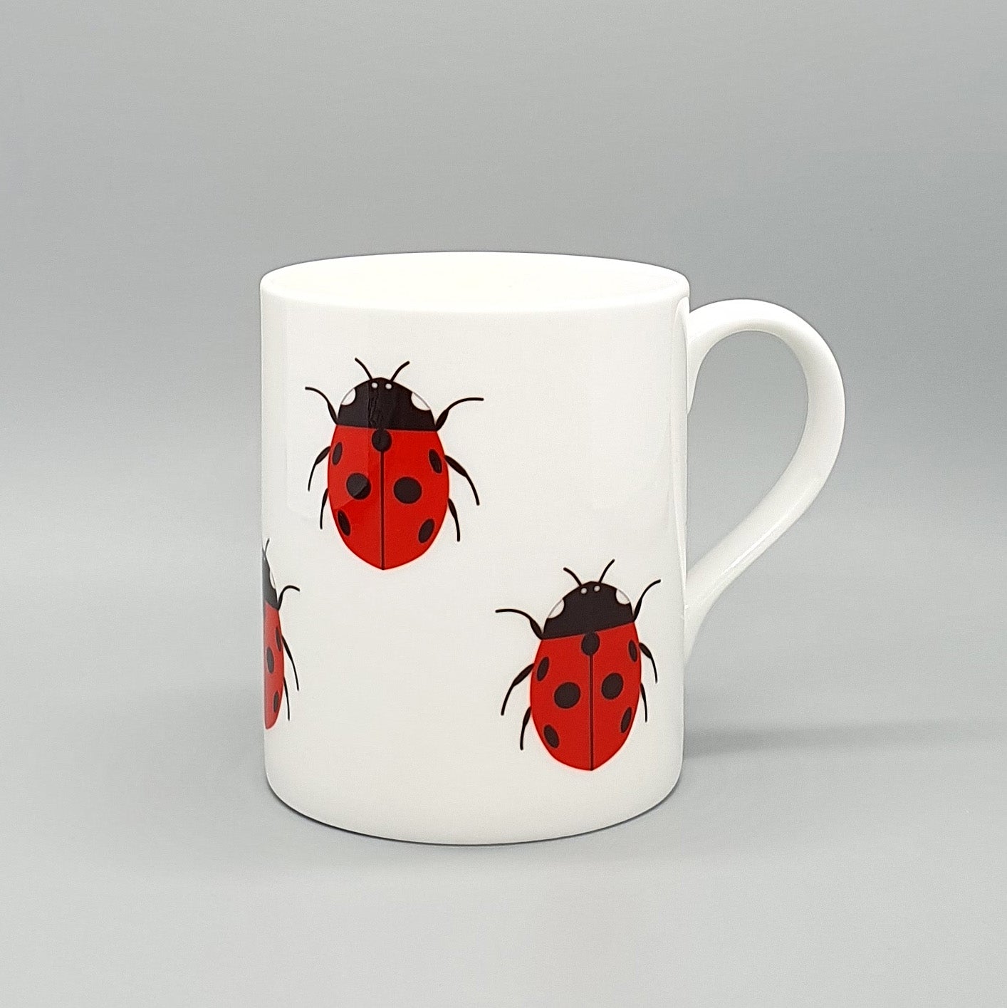 Ladybird bone china mug