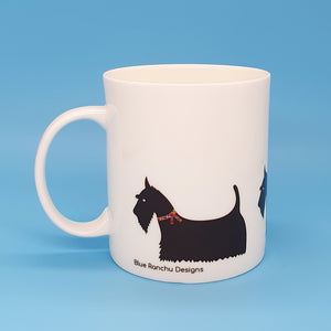 Scottish Terrier (Scottie) Large Bone China Mug