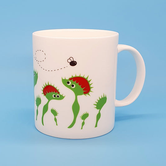 Venus Fly Trap large bone mug