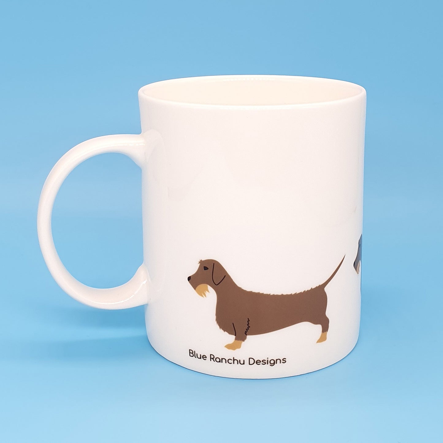 Wire Haired Dachshund Large Bone China Mug