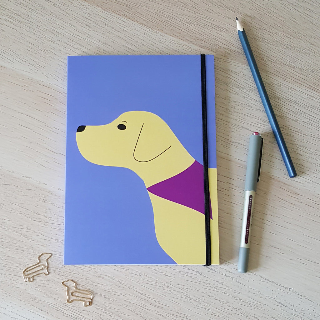 Yellow Labrador Notebook