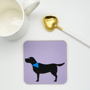 Black Labrador coaster