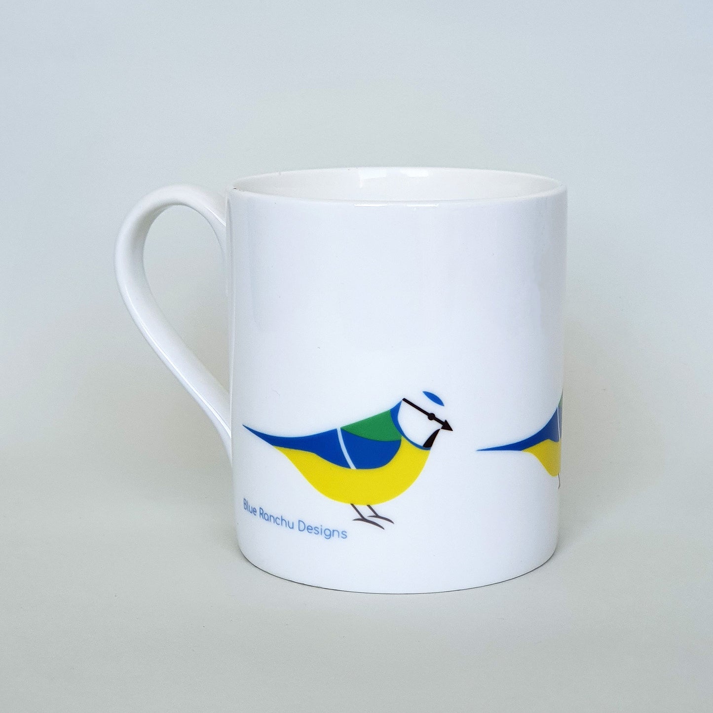 Blue Tit bone china mug