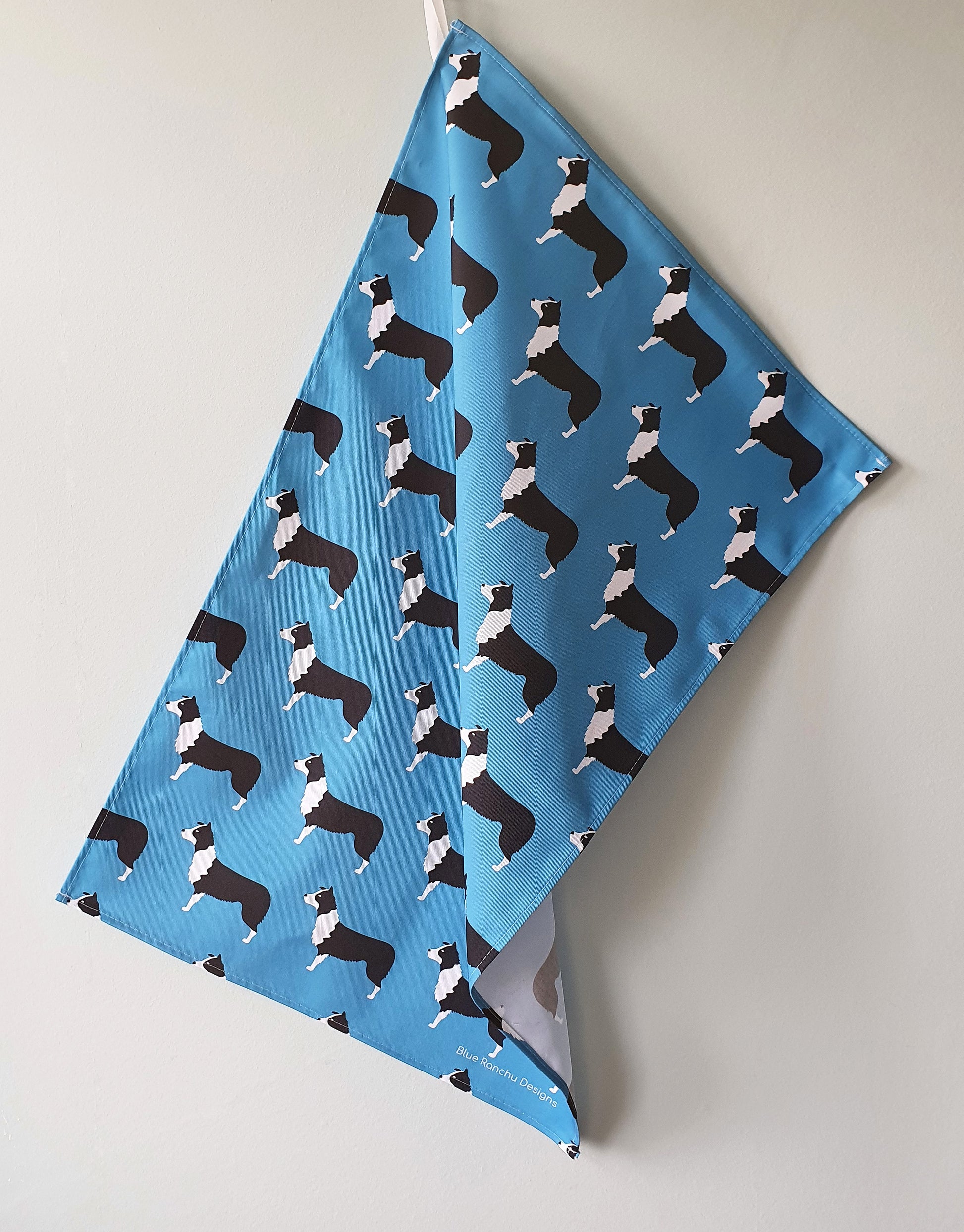 Border Collie Tea Towel