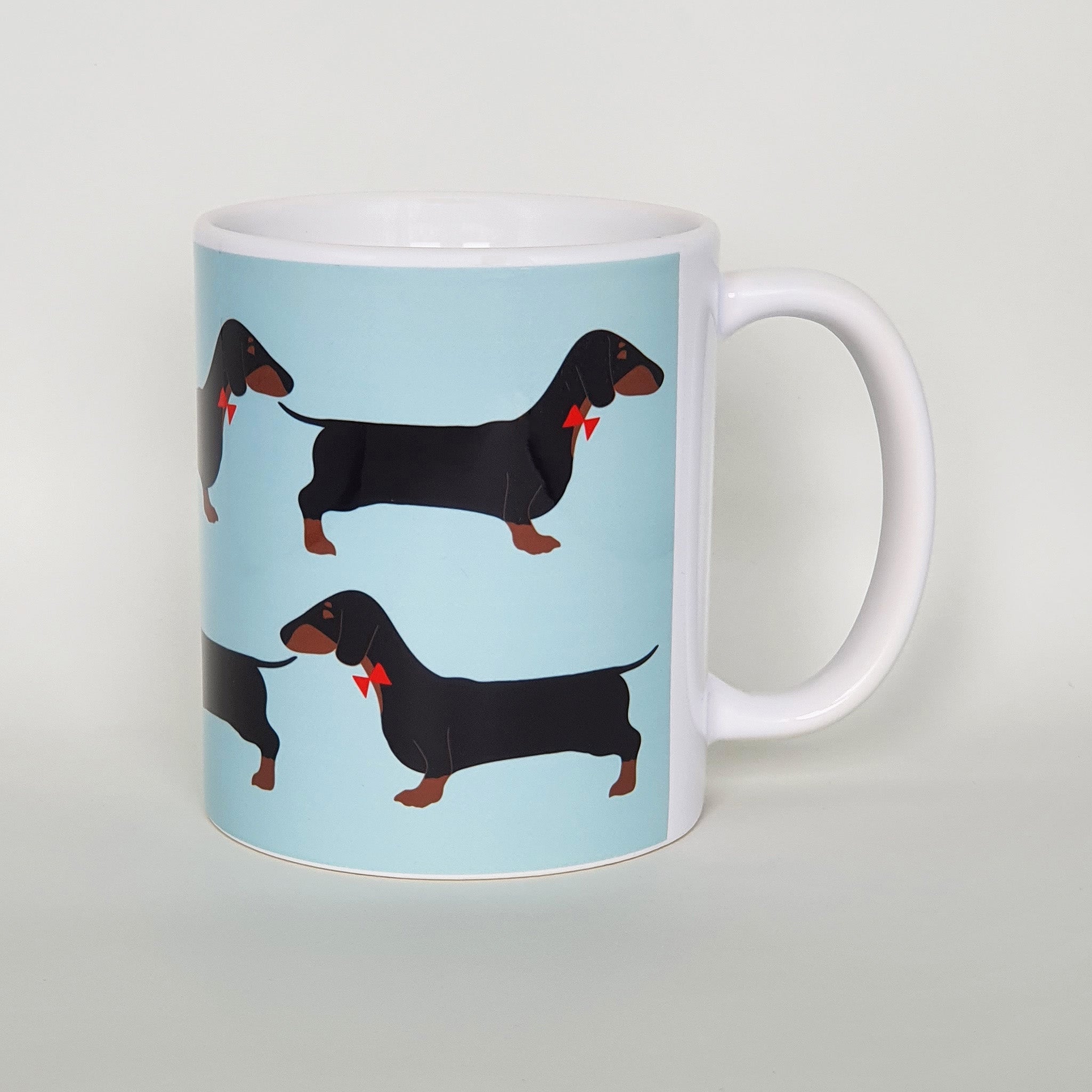 Dachshund earthenware mug