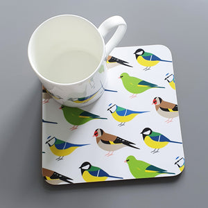 Garden Birds Trivet/Pot Stand with single mug