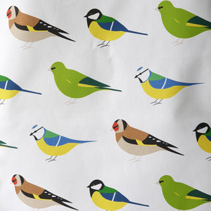 Garden Birds Tea Towel close-up detail