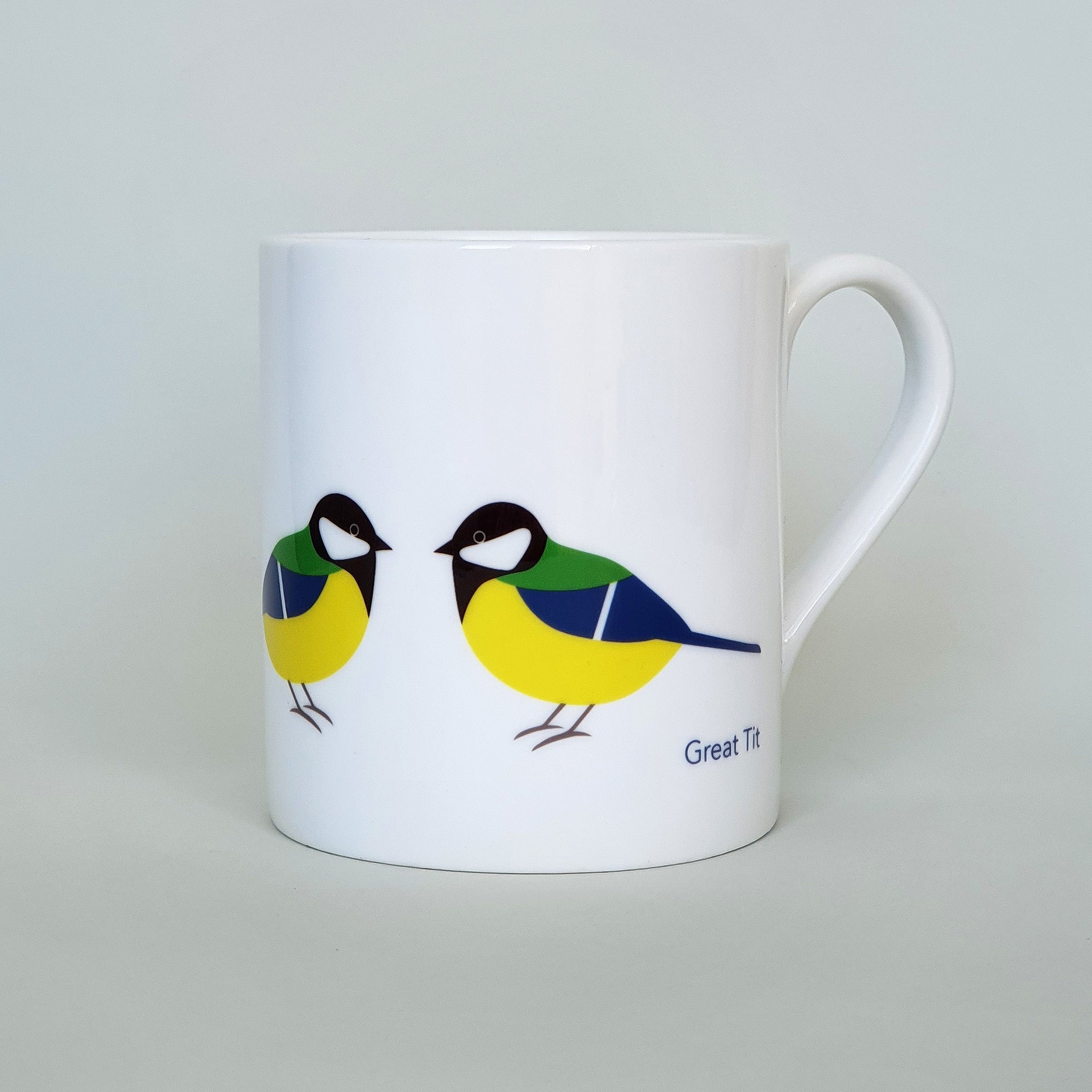 PNC Fine Bone China Coffee Mug - Australia Blue Wren Design, Multicolored