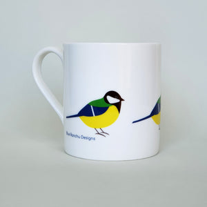 Great Tit bone china mug