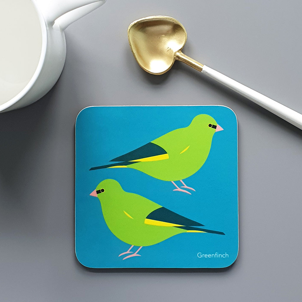 Greenfinch coaster