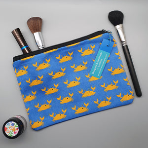 Crab make-up bag