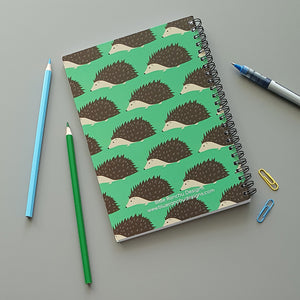 Hedgehog A5 wirebound notebook