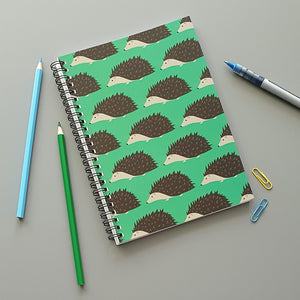 Hedgehog A5 wirebound notebook