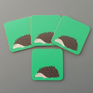 Set of 4 Hedgehog Coasters
