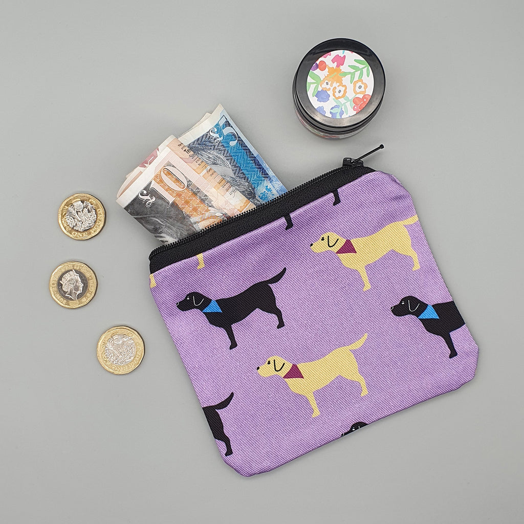 Labradors fabric purse
