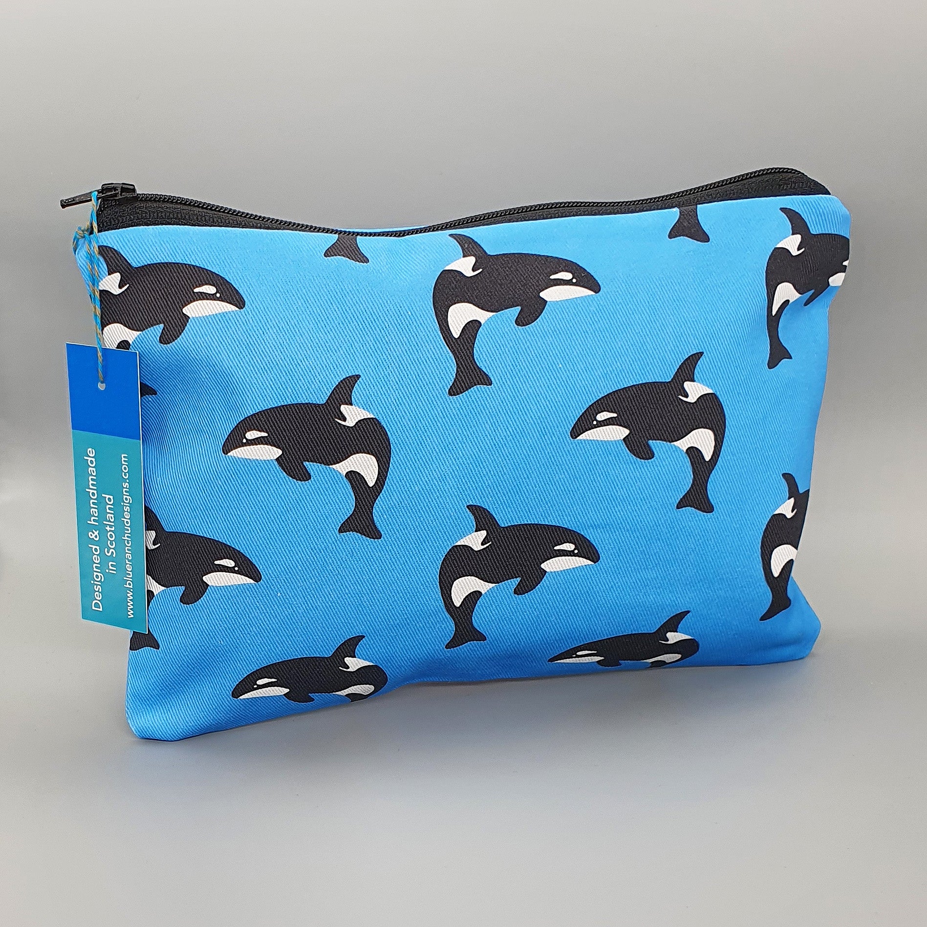 Orca whale accessories bag