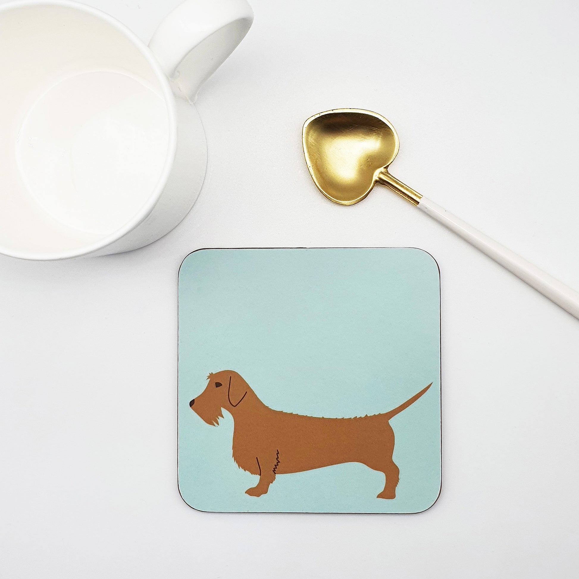 Wire Haired Dachshund coaster