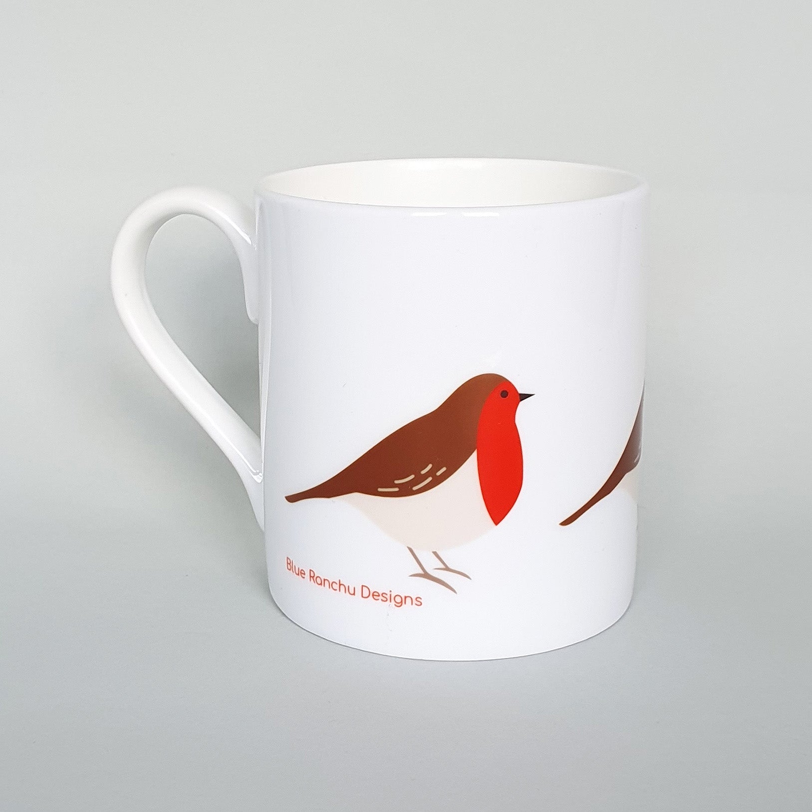 Robin bone china mug