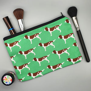 Springer Spaniel Makeup Bag