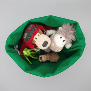 Venus Fly Trap storage basket with toys