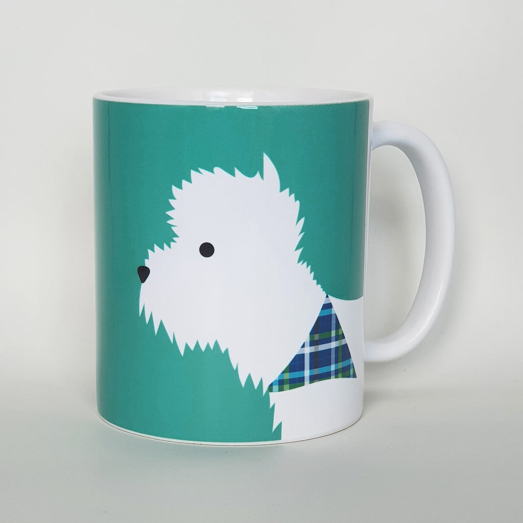 Westie Earthenware mug