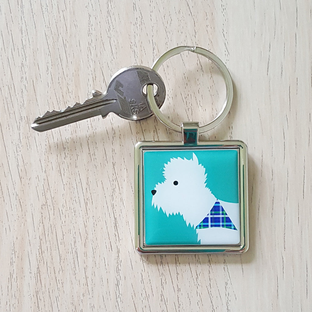 Westie Keyring