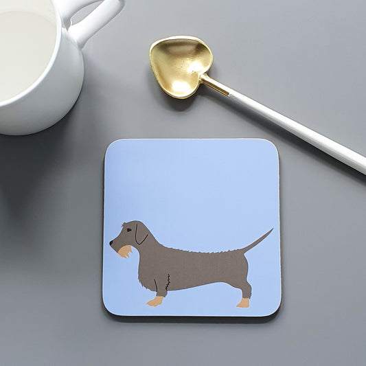 Wire Haired Dachshund coaster