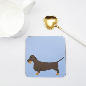 Wire Haired Dachshund coaster