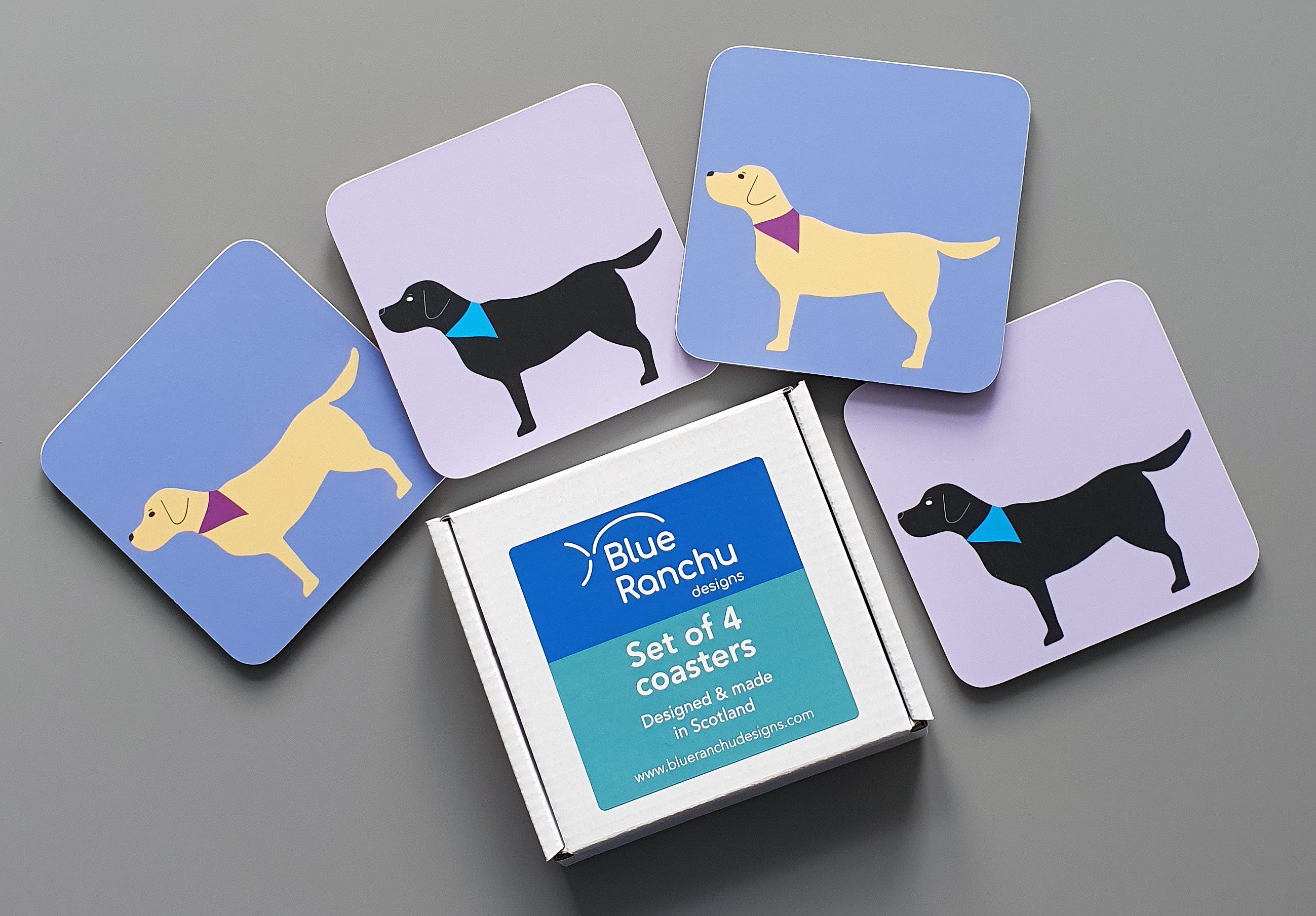 Labrador coasters clearance