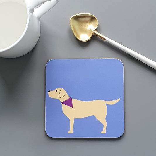 Yellow Labrador coaster